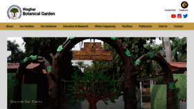 What Botanicalgardenwaghai.in website looks like in 2024 