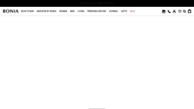 What Bonia.com website looks like in 2024 