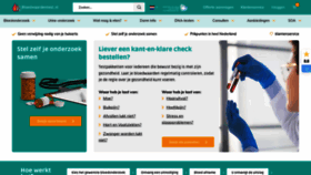 What Bloedwaardentest.nl website looks like in 2024 