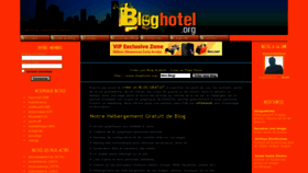 What Bloghotel.org website looks like in 2024 