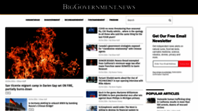 What Biggovernment.news website looks like in 2024 