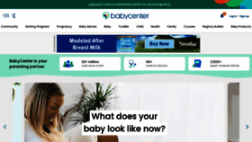 What Babycenter.com.my website looks like in 2024 