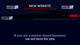 What Britishmarine.co.uk website looks like in 2024 