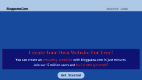 What Bloggazza.com website looks like in 2024 