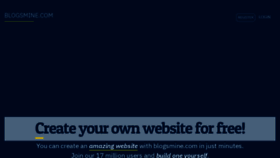 What Blogsmine.com website looks like in 2024 