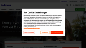 What Badenova.de website looked like in 2024 (1 year ago)