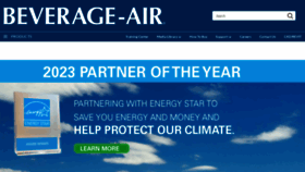 What Beverage-air.com website looks like in 2024 