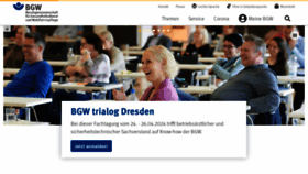 What Bgw-online.de website looks like in 2024 