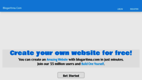 What Blogaritma.com website looks like in 2024 