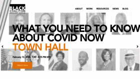 What Blackcoalitionagainstcovid.org website looks like in 2024 