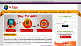 What Buymegifts.com website looks like in 2024 