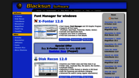 What Blacksunsoftware.com website looks like in 2024 