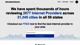 What Broadbandsearch.net website looks like in 2024 