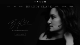 What Brandyclarkmusic.com website looks like in 2024 