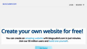 What Blogcudinti.com website looks like in 2024 