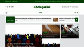What Bamagazine.com website looks like in 2024 
