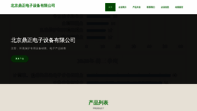What Bjdingzheng.com website looks like in 2024 