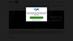 What Bsria.co.uk website looks like in 2024 