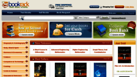 What Bookrack.in website looked like in 2011 (12 years ago)