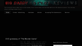 What Bigdaddyhorrorreviews.com website looked like in 2011 (12 years ago)