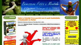 What Benesserefisicoementale.com website looked like in 2011 (12 years ago)