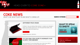 What Blog.cokezone.co.uk website looked like in 2011 (12 years ago)