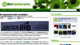 What Biocarburante.com website looked like in 2011 (12 years ago)