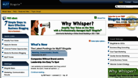 What Blogsite.com website looked like in 2011 (12 years ago)
