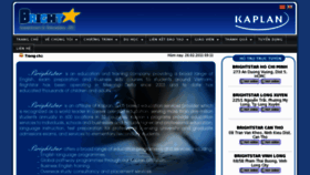What Brightstar.edu.vn website looked like in 2011 (12 years ago)