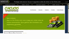 What Ciaclicks.com website looked like in 2011 (12 years ago)