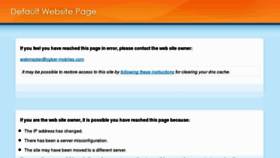 What Cyber-mobiles.com website looked like in 2011 (12 years ago)