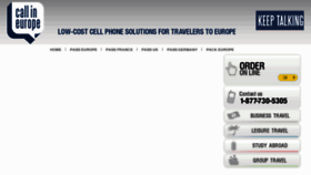 What Callineurope.com website looked like in 2011 (12 years ago)
