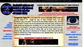 What Caught-on-tape.tv website looked like in 2011 (12 years ago)