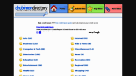 What Chubimon.com website looked like in 2011 (14 years ago)