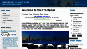 What Charterbuslinks.com website looked like in 2011 (12 years ago)