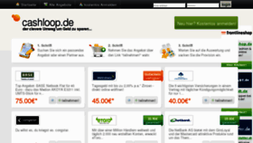 What Cashloop.de website looked like in 2011 (12 years ago)