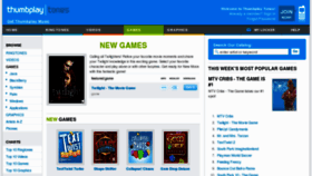 What Cell-phone-games.thumbplay.com website looked like in 2011 (12 years ago)