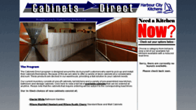 What Cabinetsdirect.ca website looked like in 2011 (12 years ago)