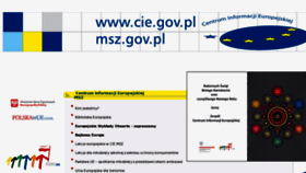 What Cie.gov.pl website looked like in 2011 (12 years ago)