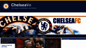 What Chelseafc.vn website looked like in 2012 (12 years ago)