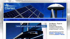 What Clarianpower.com website looked like in 2012 (12 years ago)