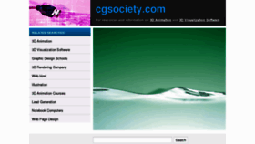 What Cgsociety.com website looked like in 2012 (12 years ago)