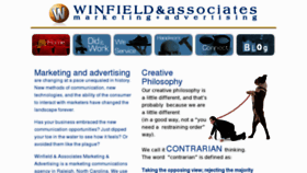 What Contrariancreative.com website looked like in 2012 (12 years ago)