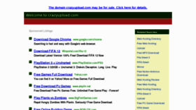 What Crazyupload.com website looked like in 2012 (12 years ago)