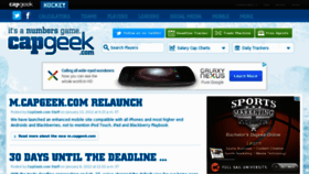 What Capgeek.com website looked like in 2012 (12 years ago)
