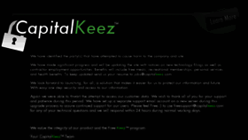 What Capitalkeez.com website looked like in 2012 (12 years ago)