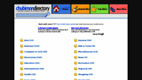 What Chubimon.com website looked like in 2011 (15 years ago)