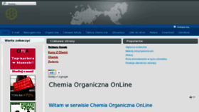 What Chemorganiczna.com website looked like in 2012 (12 years ago)