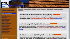 What Cedarroofing.net website looked like in 2012 (12 years ago)