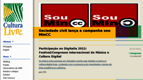What Culturalivre.org.br website looked like in 2012 (12 years ago)